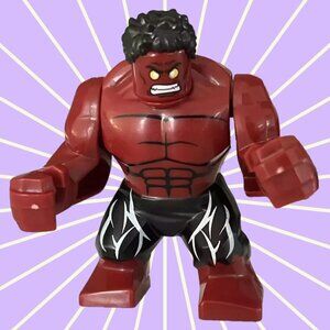 Large Red Hulk Minifigure